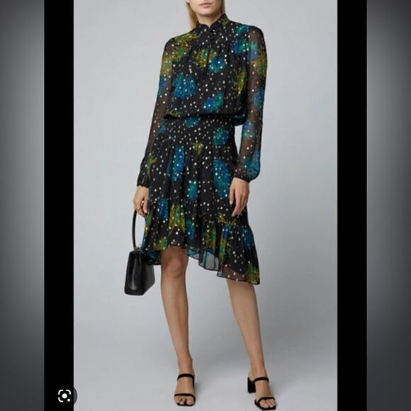 A.L.C. Reese Floral Georgette Dress - Picture 16 of 16